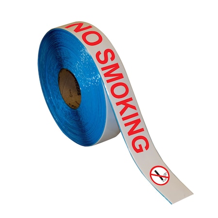 Superior Mark Floor Marking Message Tape, 2in x 100Ft , NO SMOKING IN-40-716I